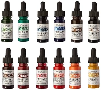 (未使用･未開封品)　Dr. Ph. Martin&#39;s Hydrus Fine Art Watercolor 0.5 oz Set of 12 (Set 1) 7z28pnb Amazon.com: Dr. Ph. Martin's Hydrus Fine Art 1 Set, 12 Count